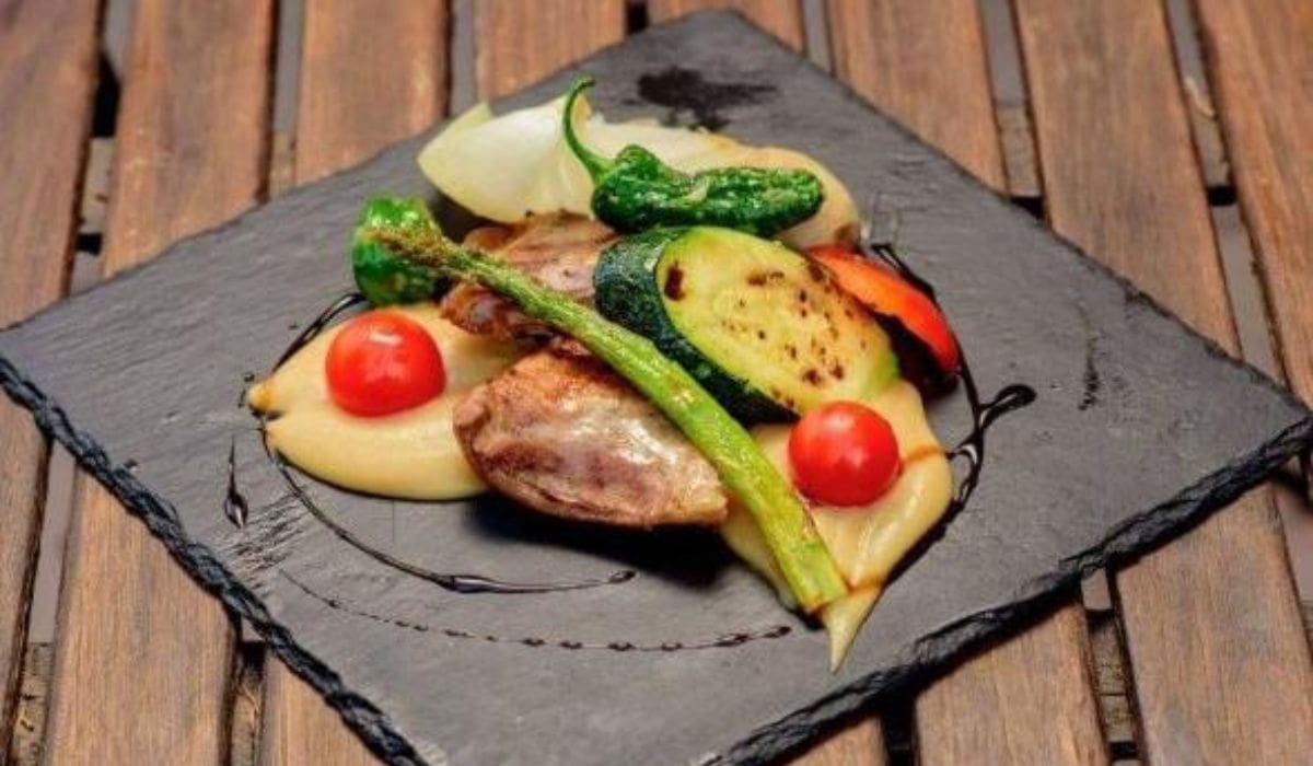 plato entrante de Jardines de Zoraya