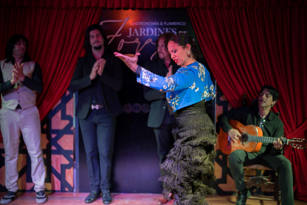 Gonna flamenco con frange