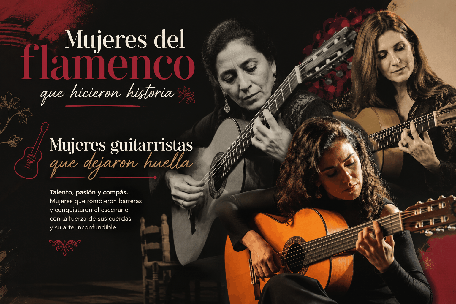 mujeres en flamenco